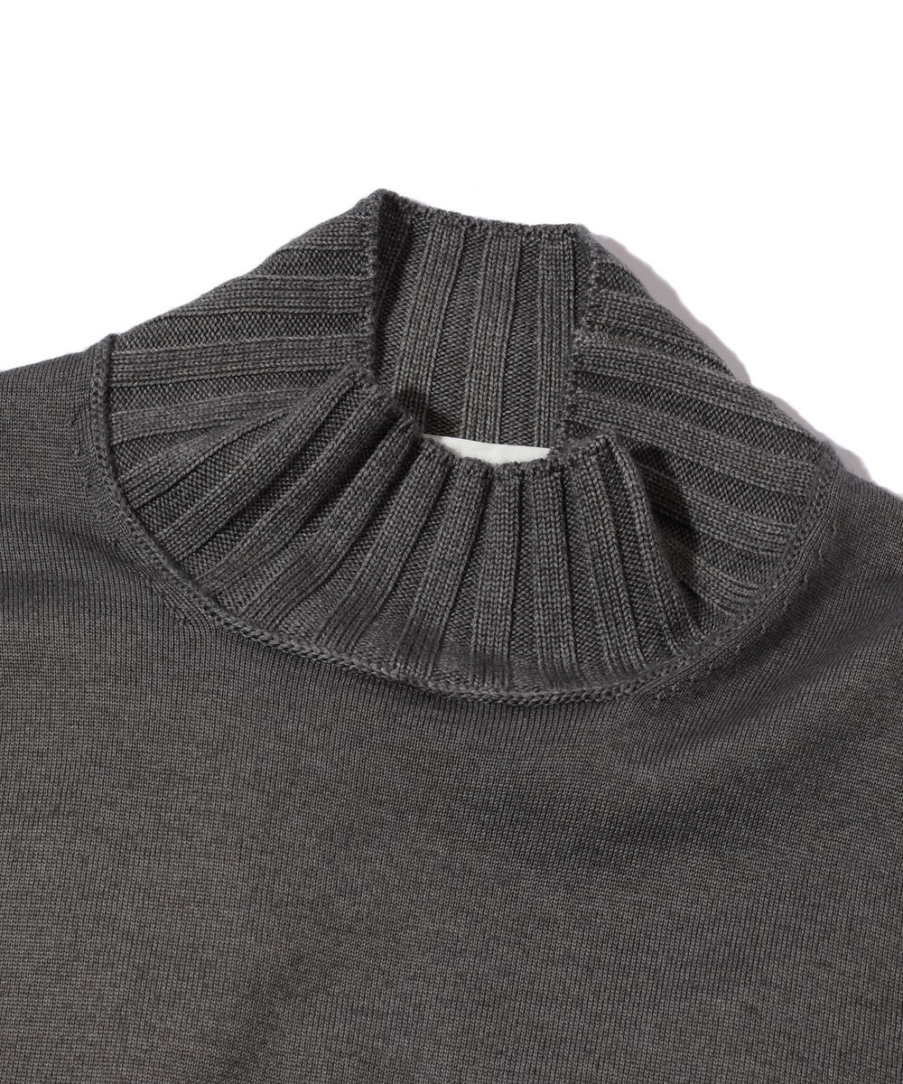 MEN'S BIGI 【FILIPPO DE LAURENTIIS】12G天竺ハイゲージニット グレー