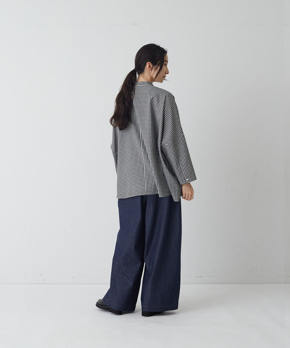 congés payés ADIEU TRISTESSE ワークワイドパンツ インディゴブルー
