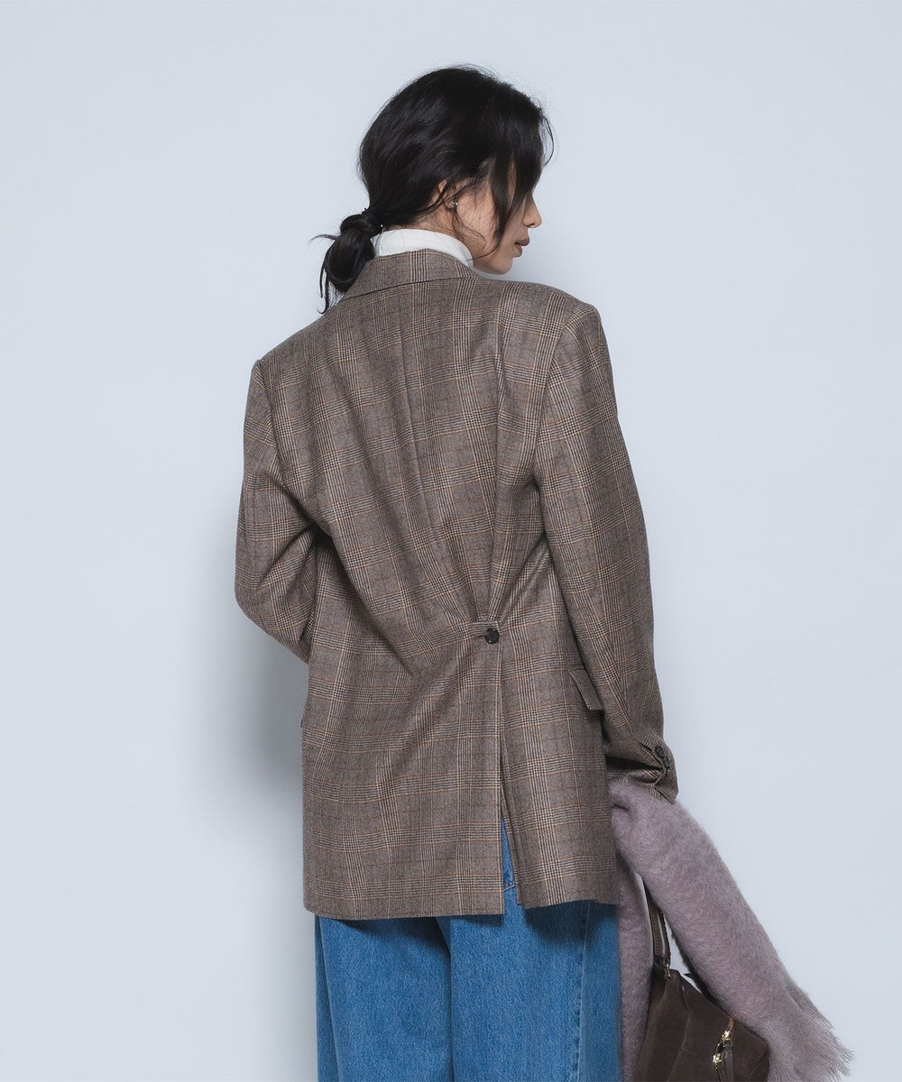 1er Arrondissement ＜INSCRIRE/アンスクリア＞グレンチェックジャケット チェック