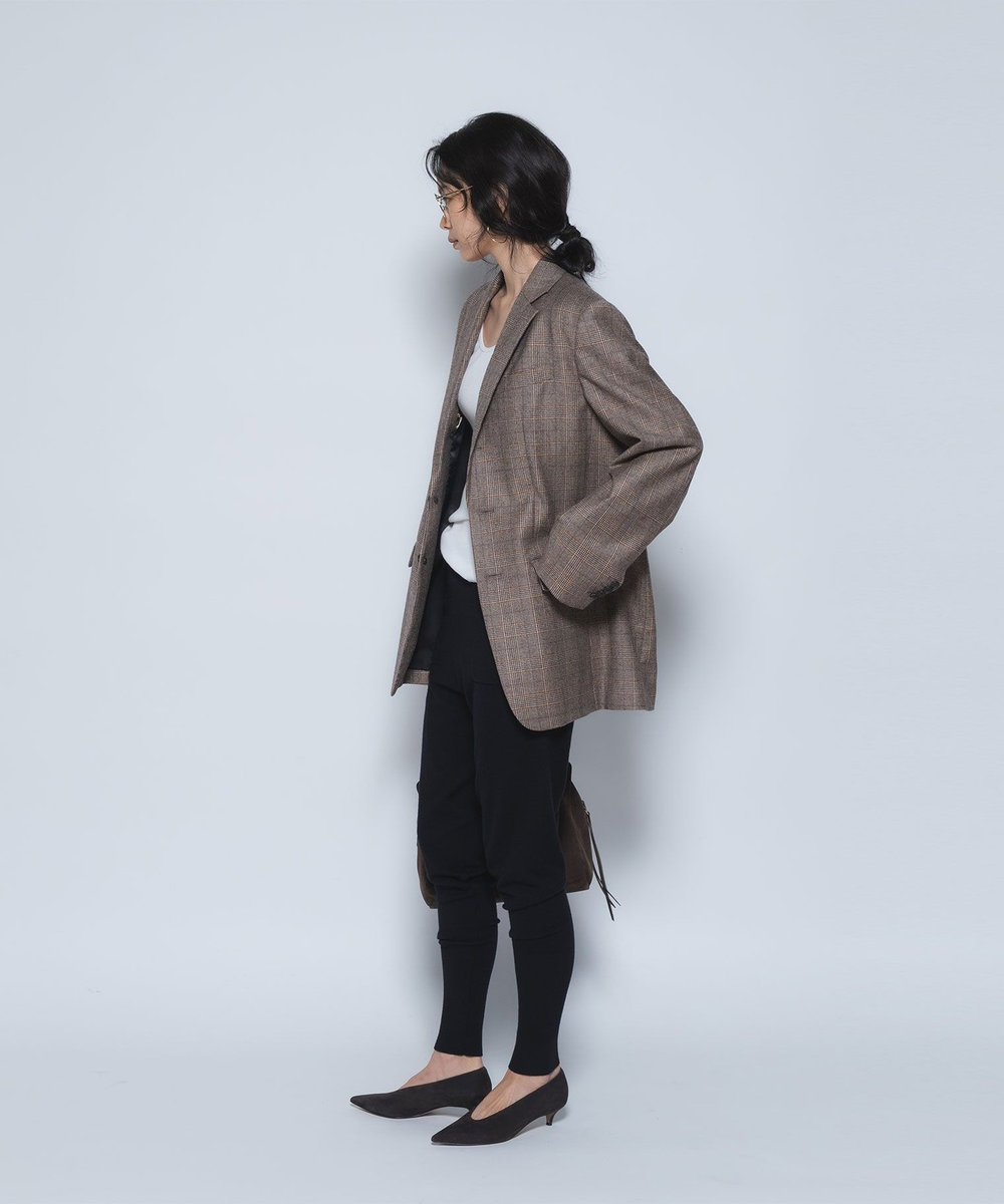 1er Arrondissement ＜INSCRIRE/アンスクリア＞グレンチェックジャケット チェック