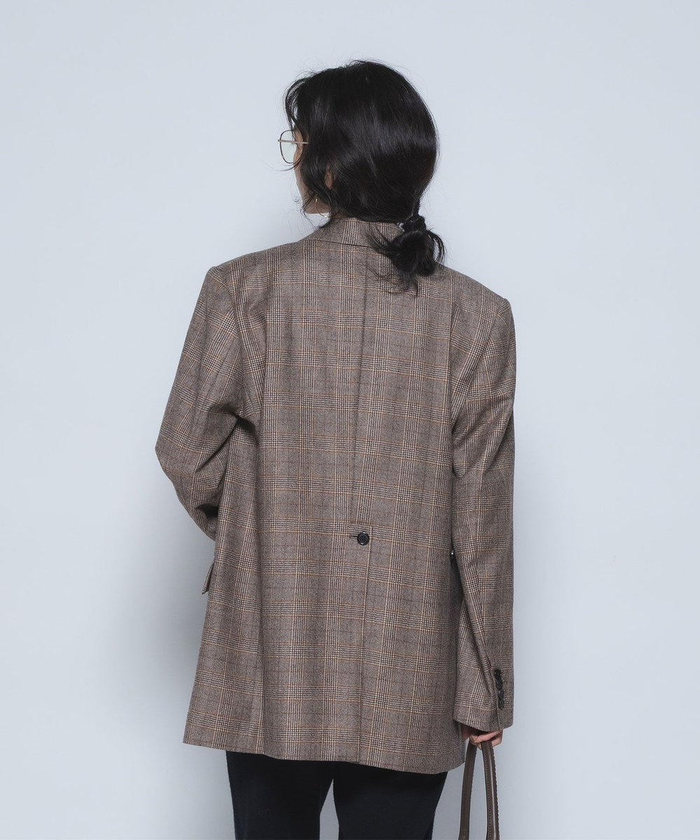 1er Arrondissement ＜INSCRIRE/アンスクリア＞グレンチェックジャケット チェック