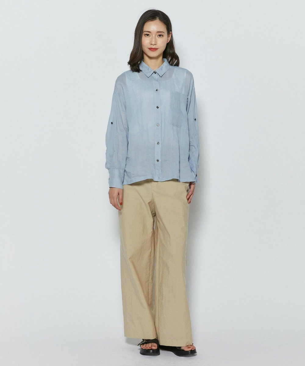 L'EQUIPE C/Nプレーンワッシャーパンツ ベージュ