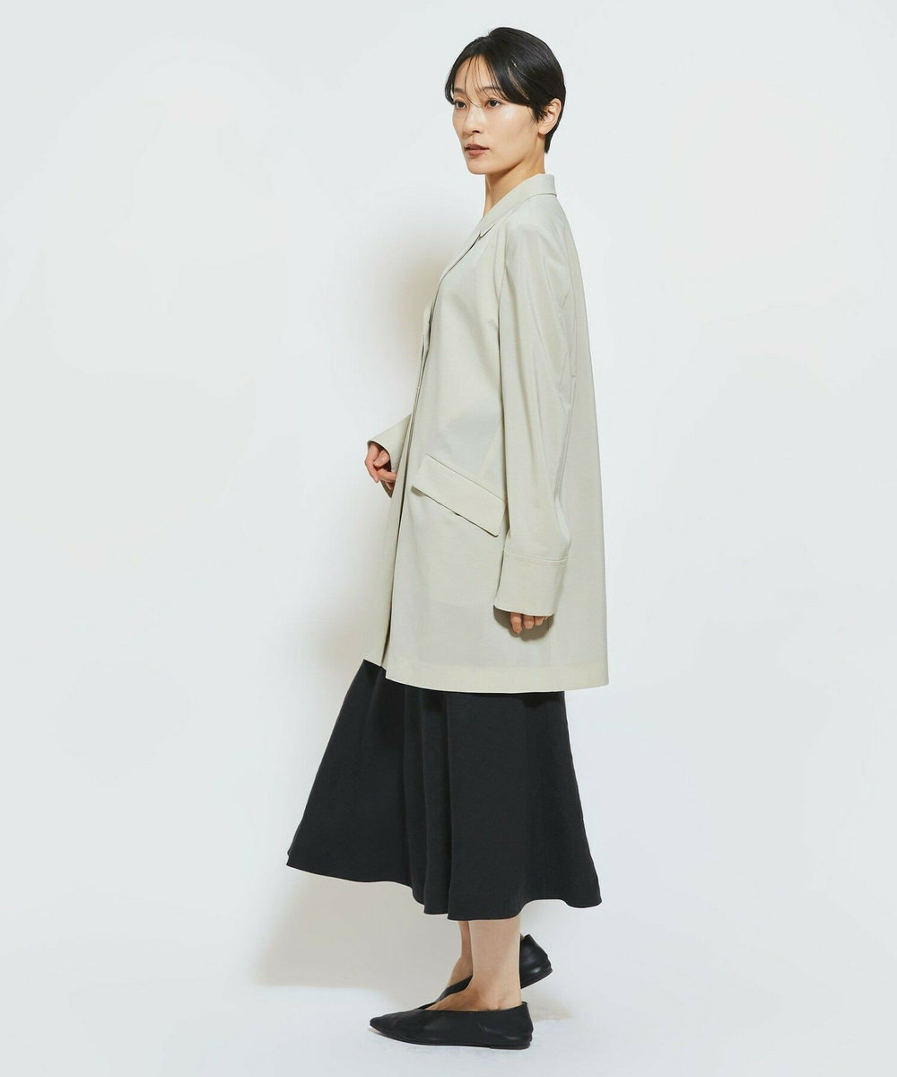 MOGA Collection MOGA Collection Cu/Pメランジロングジャケット ベージュ