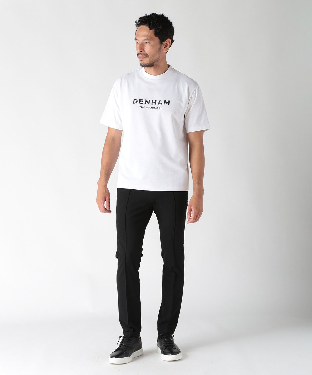 MEN'S BIGI 【DENHAM×MEN'S BIGI】TRYCOOL天竺シザープリントT ホワイト