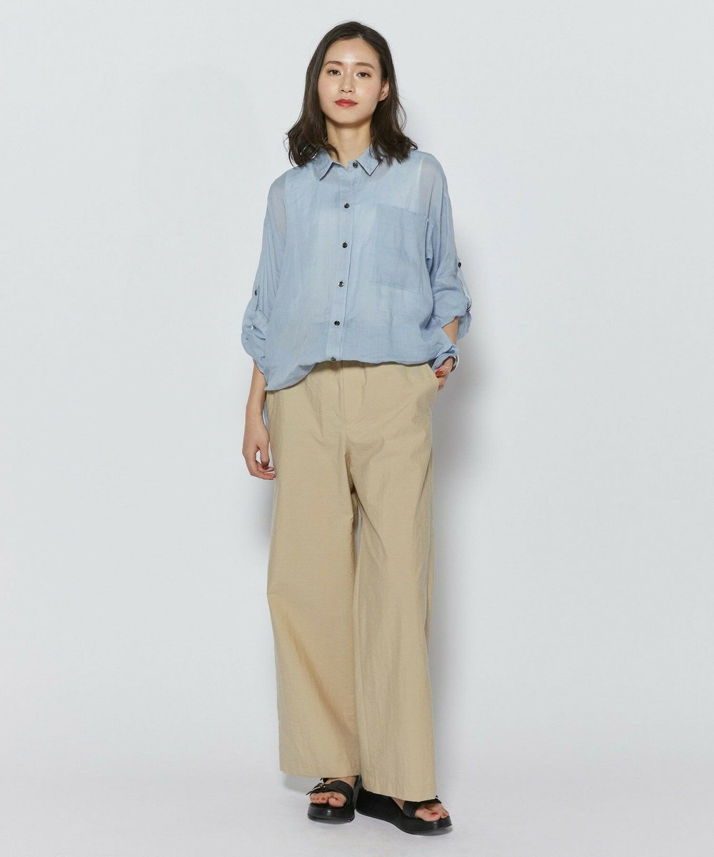 L'EQUIPE C/Nプレーンワッシャーパンツ ベージュ