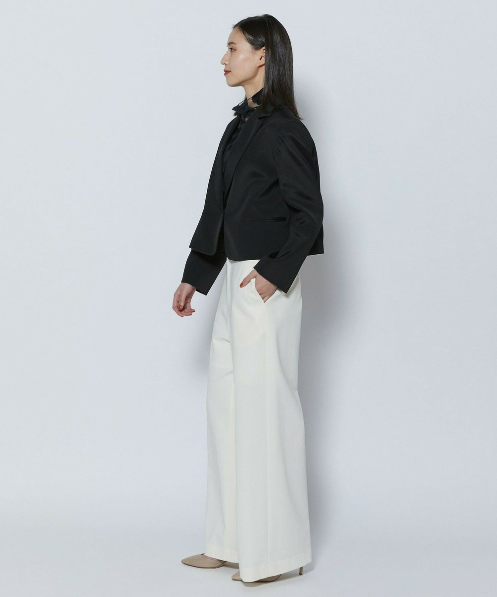 L'EQUIPE COUTURIER 60/2Vダブルクロスパンツ ホワイト