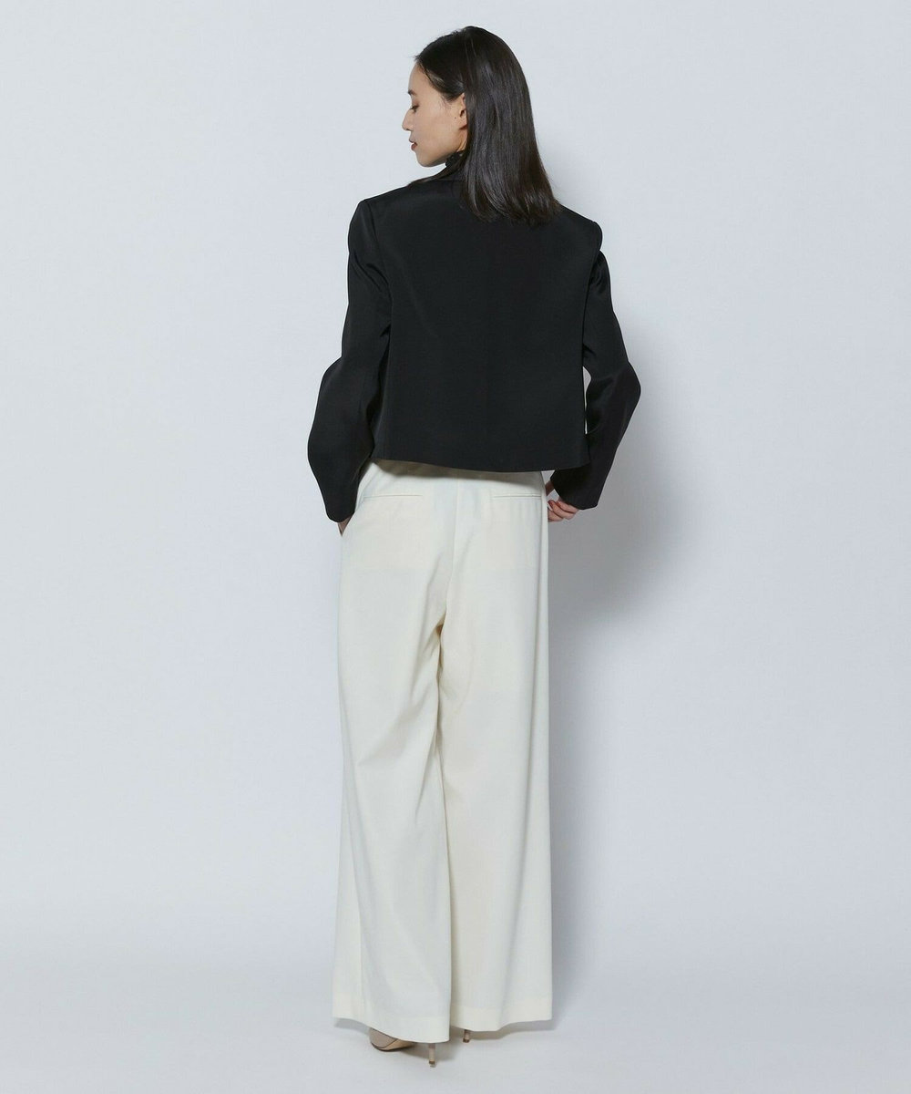 L'EQUIPE COUTURIER 60/2Vダブルクロスパンツ ホワイト