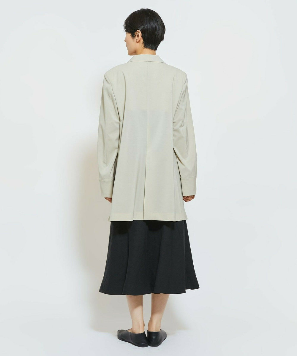 MOGA Collection MOGA Collection Cu/Pメランジロングジャケット ベージュ