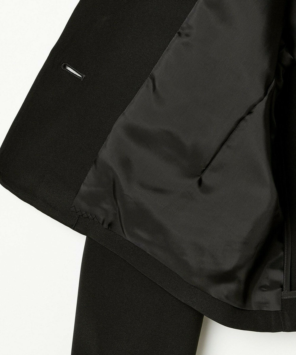 L'EQUIPE COUTURIER シルク二重織ジャケット ブラック