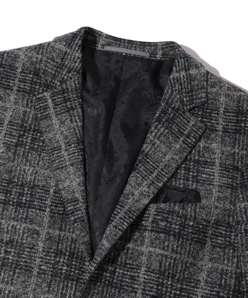 MEN'S BIGI 【LANIFICIO ROMA】ジャージテーラードジャケット ブルー系その他