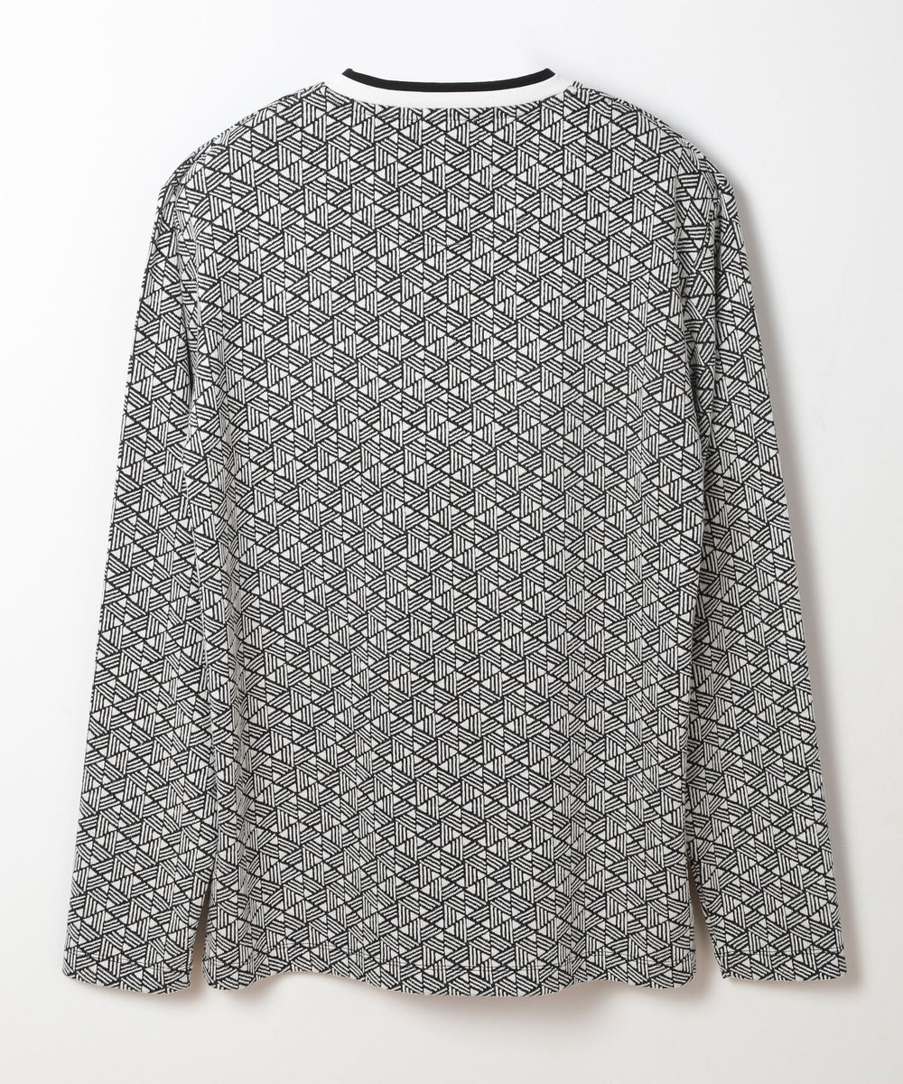 MEN'S BIGI フクレジャカードロングＴシャツ ホワイト系その他