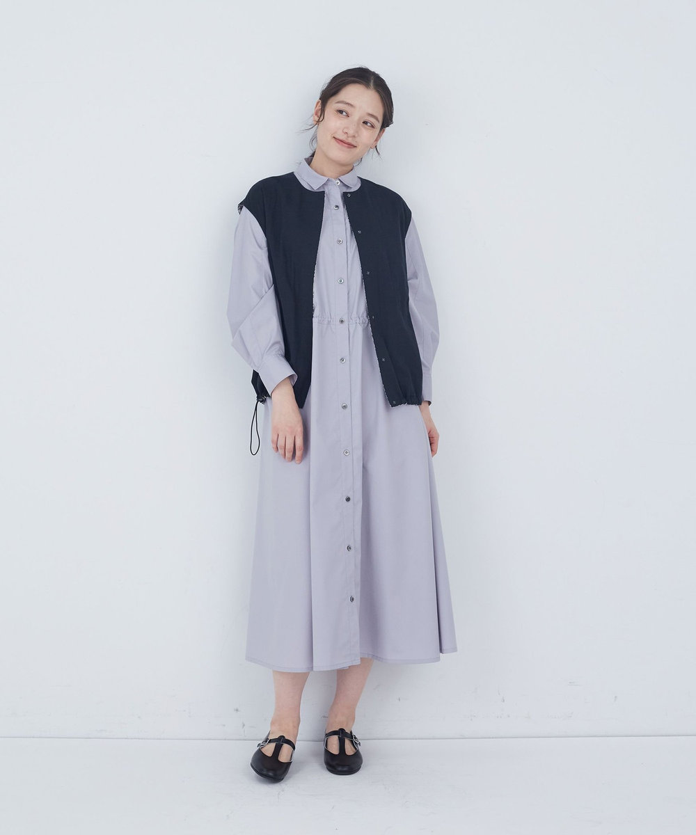 ADIEU TRISTESSE 【2way】リバティプリント×ダブルガーゼリバーシブルベスト ブルー系その他
