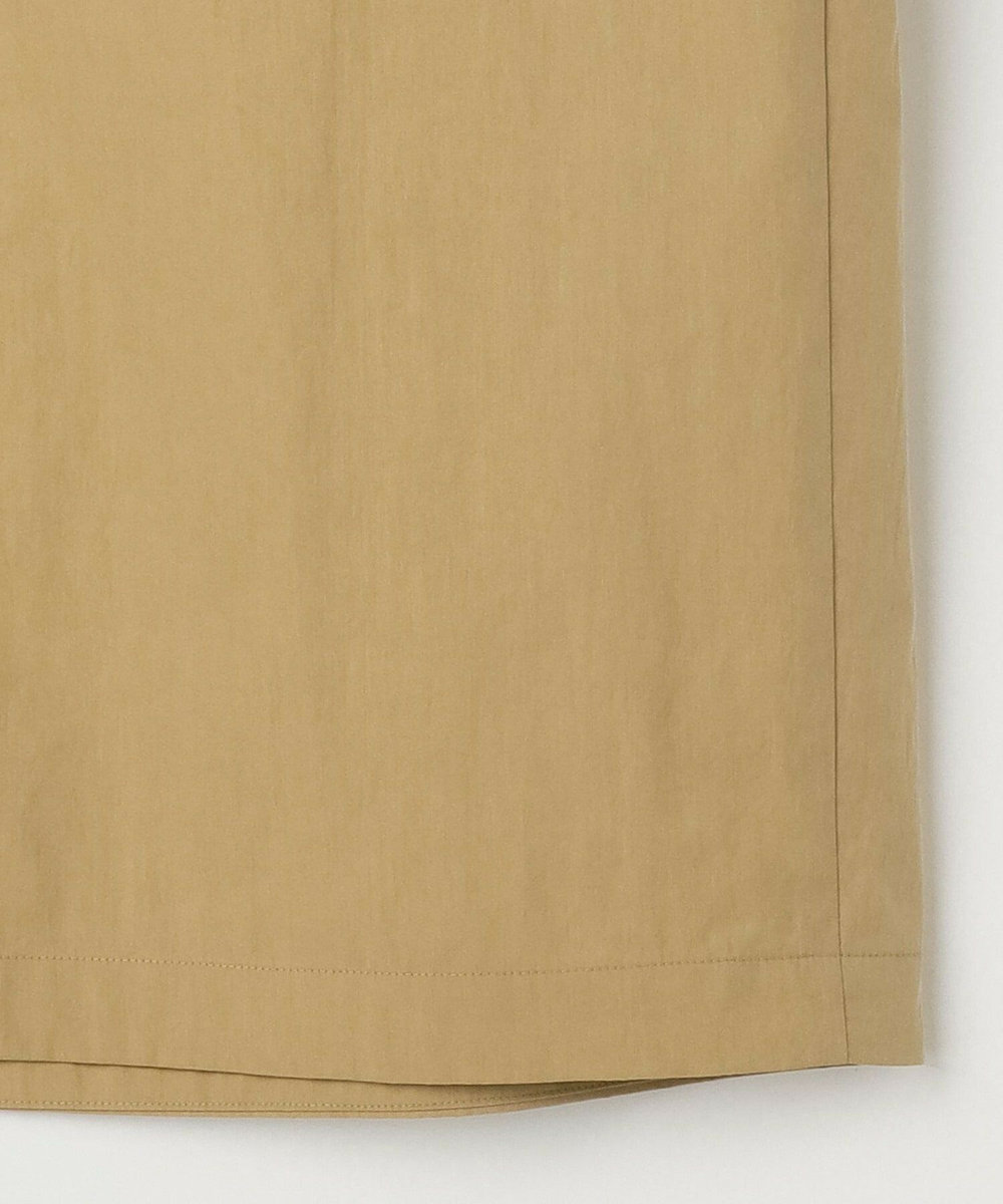 L'EQUIPE コットンナイロンダンプシャツワンピース ベージュ