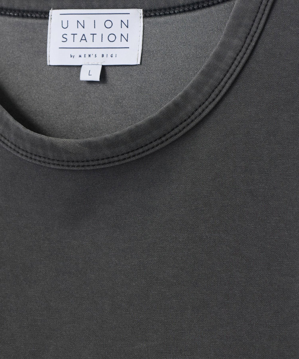 UNION STATION ポンチフェードTシャツ ブラック