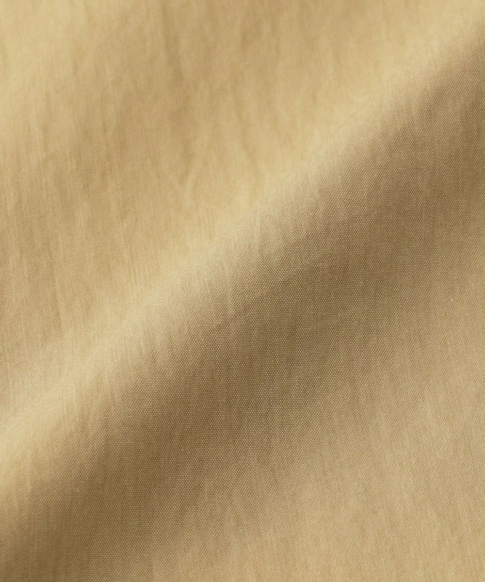 L'EQUIPE コットンナイロンダンプシャツワンピース ベージュ