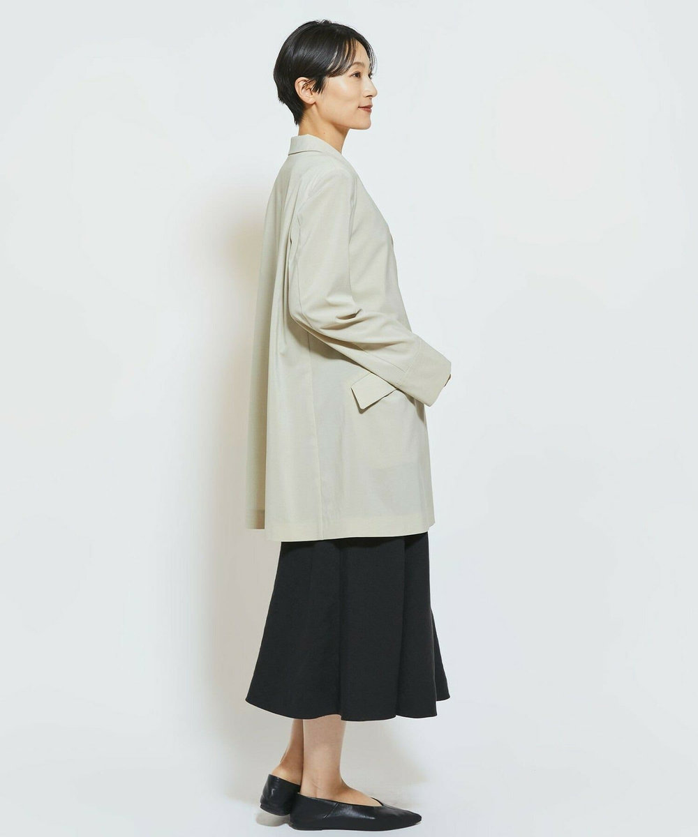 MOGA Collection MOGA Collection Cu/Pメランジロングジャケット ベージュ