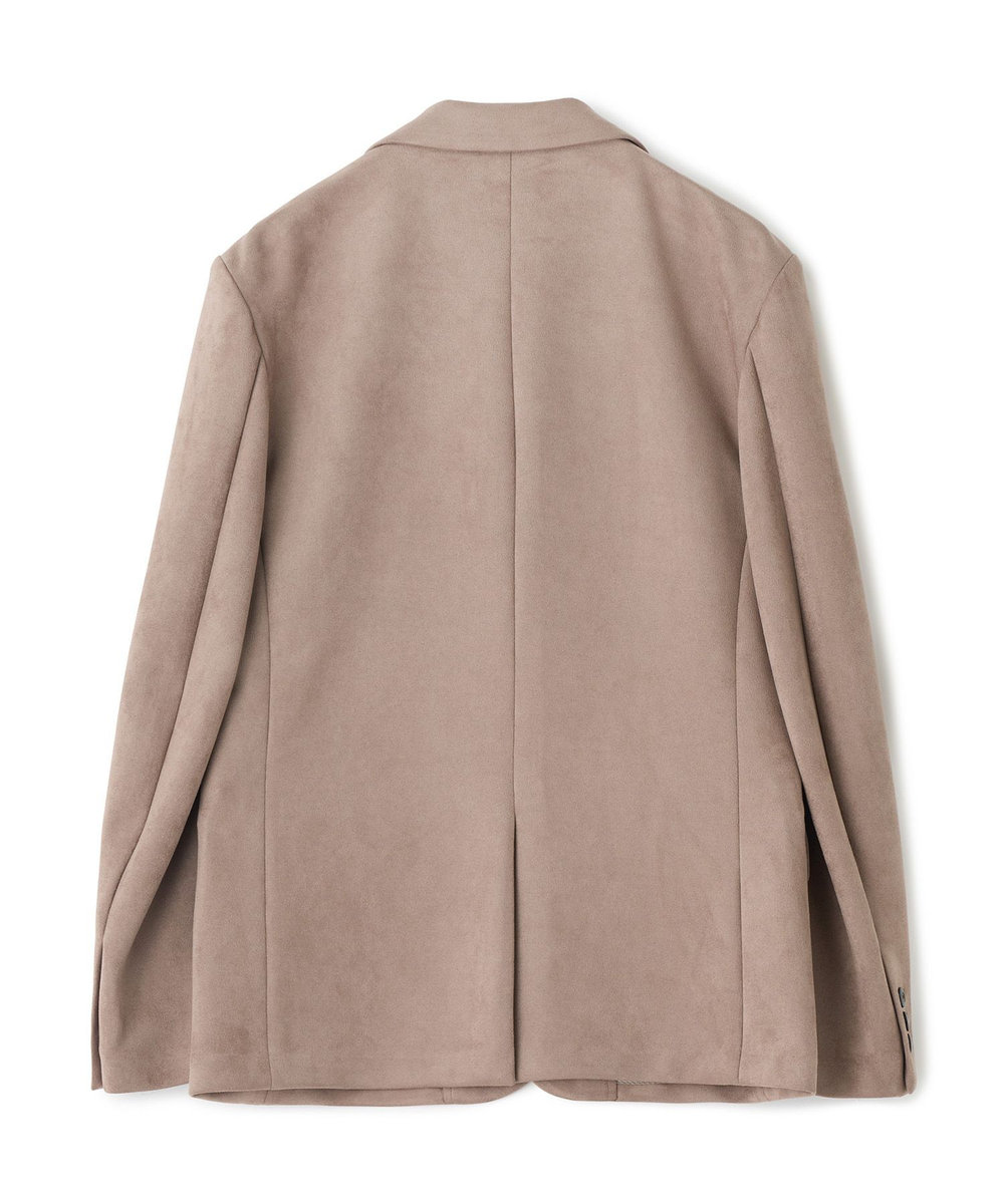 MEN'S BIGI スエードダンボール リラックスセットアップジャケット ベージュ