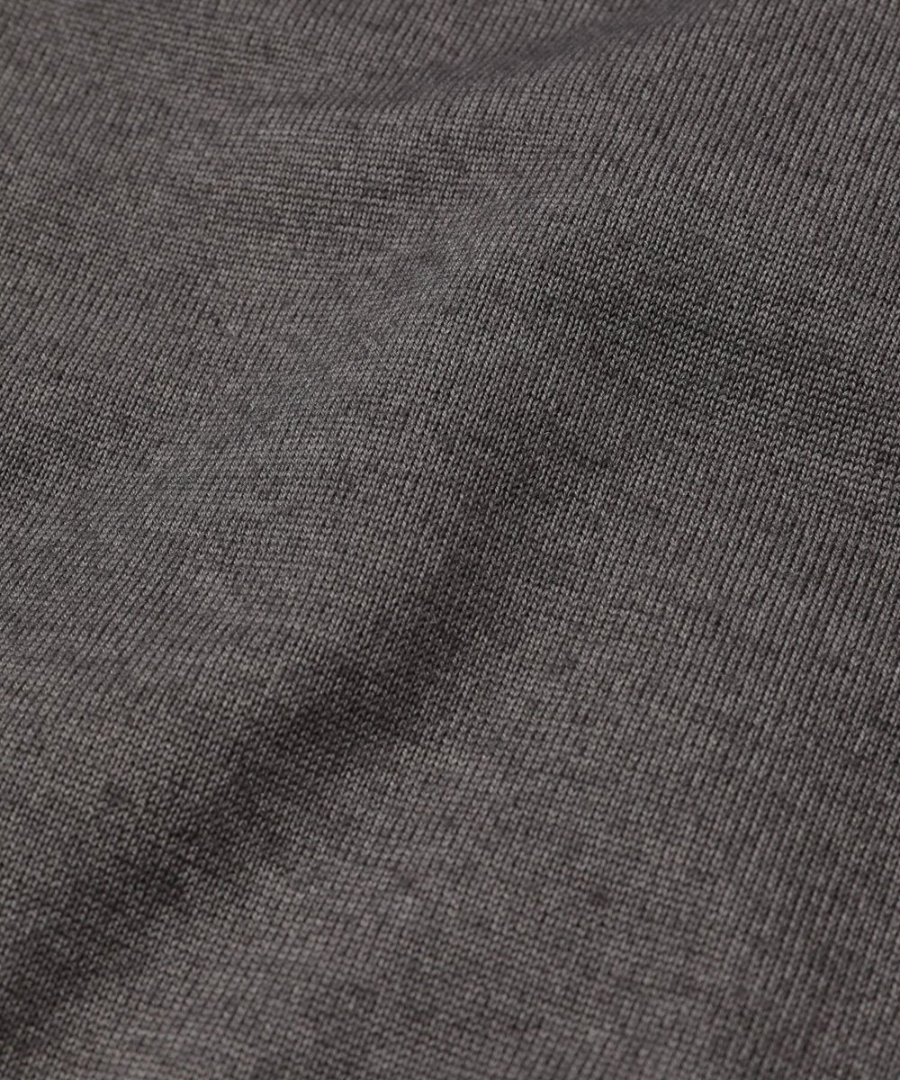 MEN'S BIGI 【FILIPPO DE LAURENTIIS】12G天竺ハイゲージニット グレー