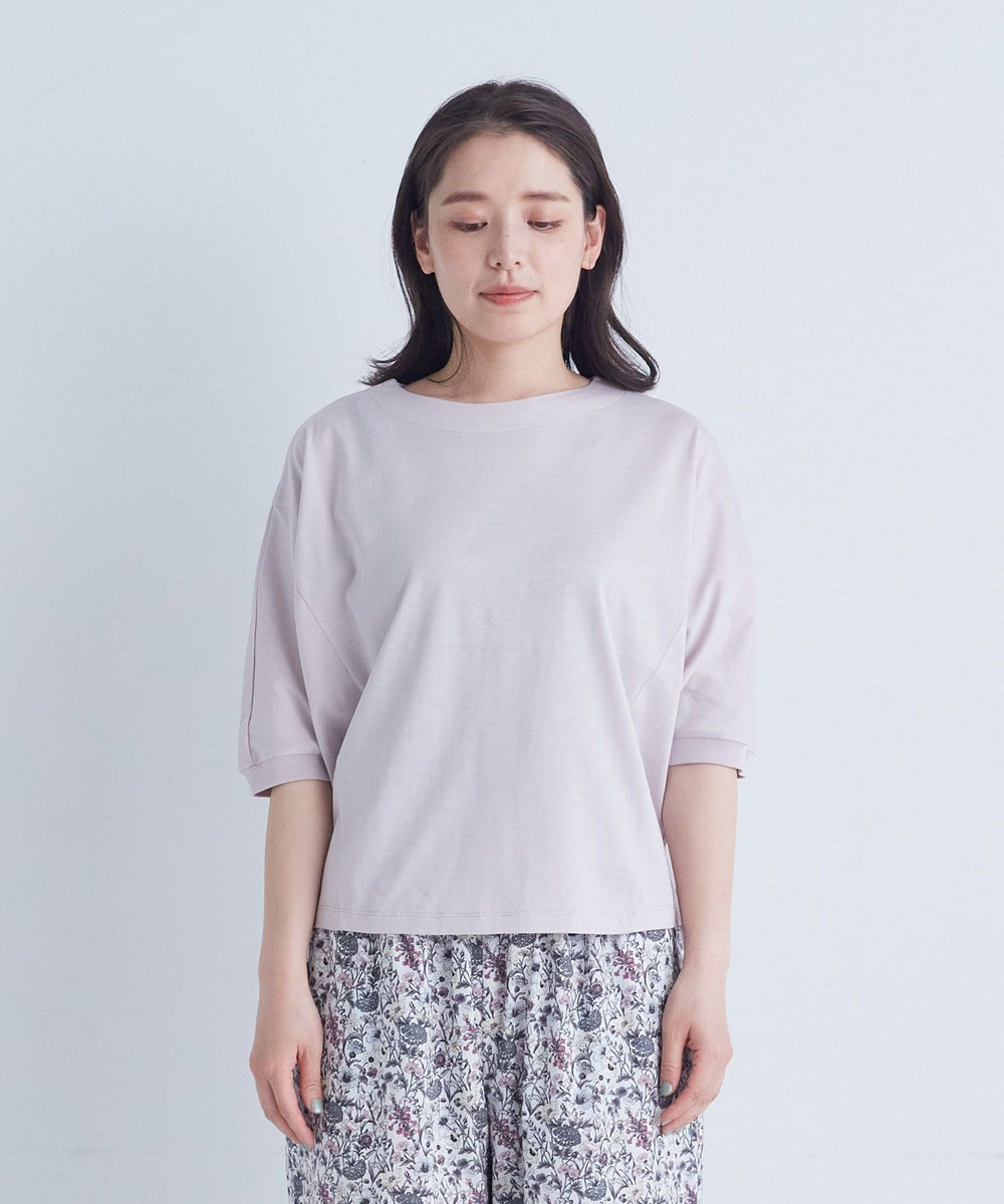 ADIEU TRISTESSE オフボディシルエットTシャツ ピンク