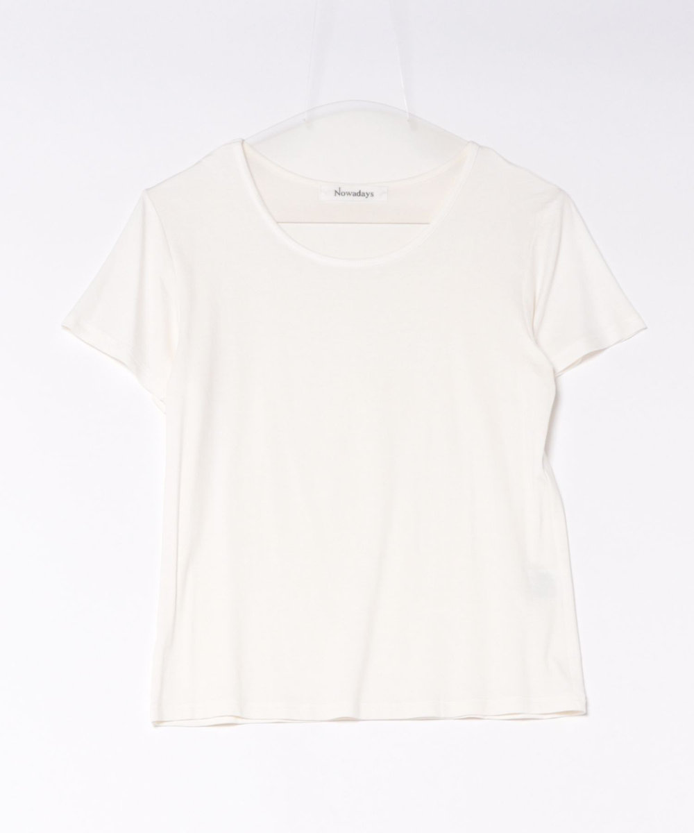 NOWADAYS Tシャツ付きキャミワンピース ベージュ