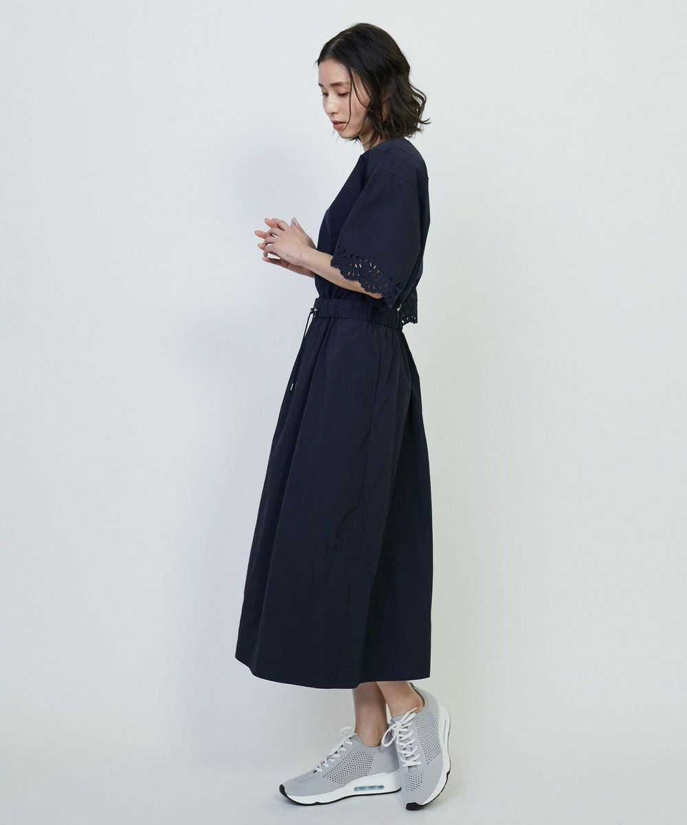 L'EQUIPE L’EQUIPE × ASH コラボ　メッシュコンビスニーカー ライトグレー