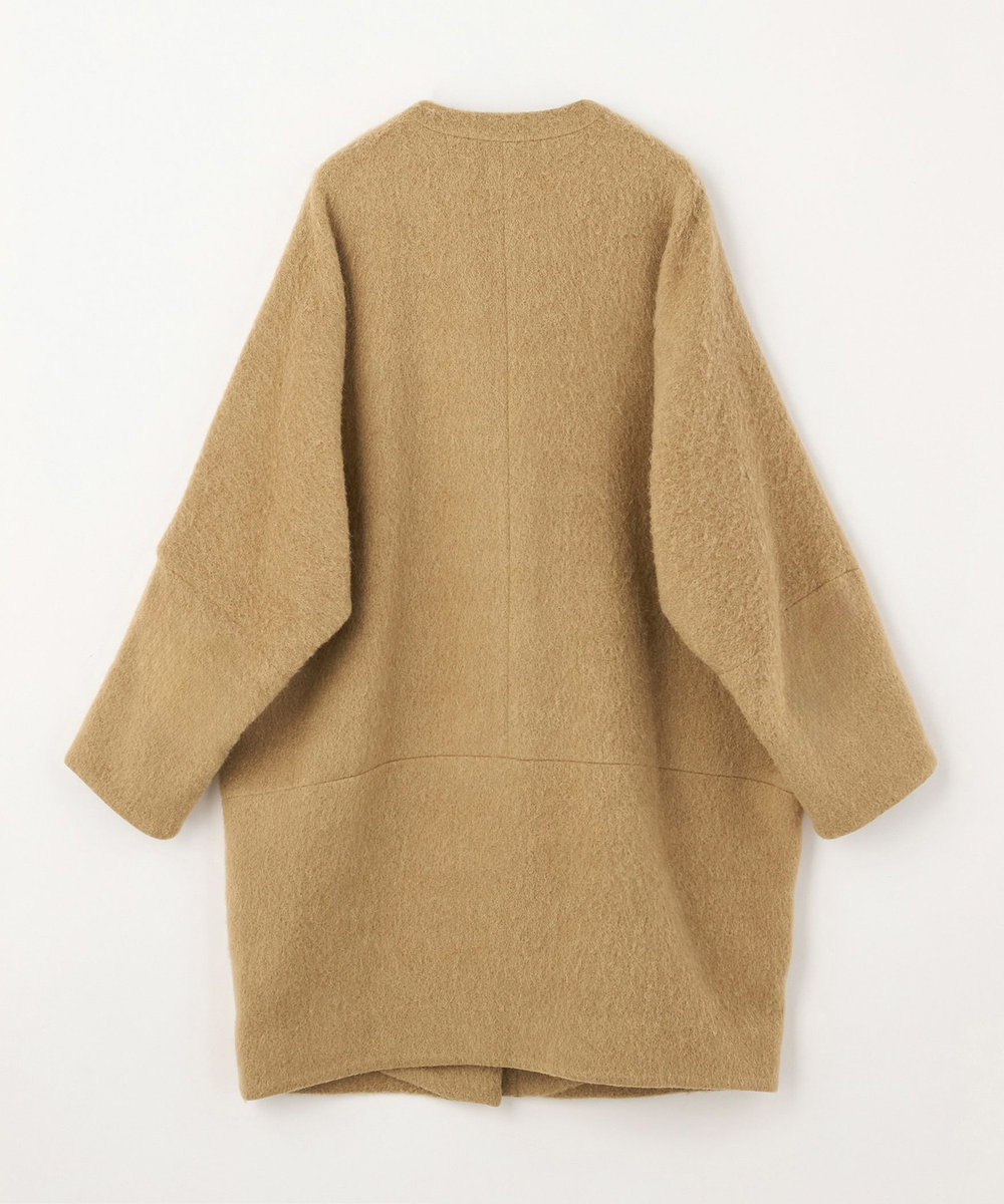 ADIEU TRISTESSE ノーカラーコート ベージュ