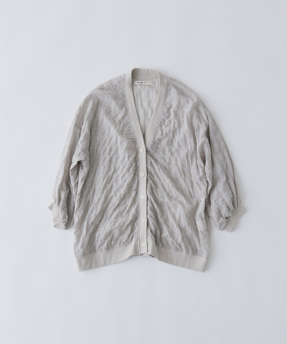 congés payés ADIEU TRISTESSE 綿シャーリングシャツカーディガン グレー系その他