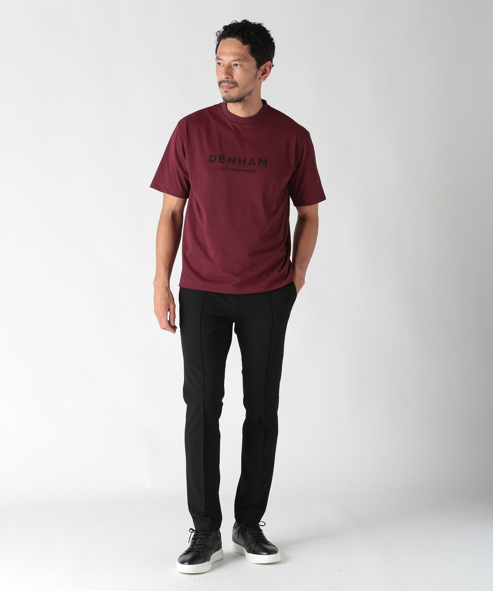 MEN'S BIGI 【DENHAM×MEN'S BIGI】TRYCOOL天竺シザープリントT ボルドー