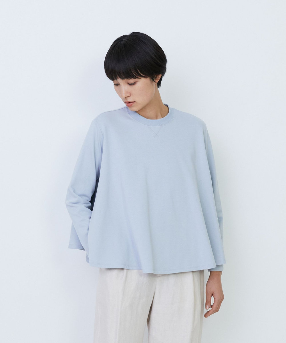 LOISIR サーキュラーフレアープルオーバー ライトブルー