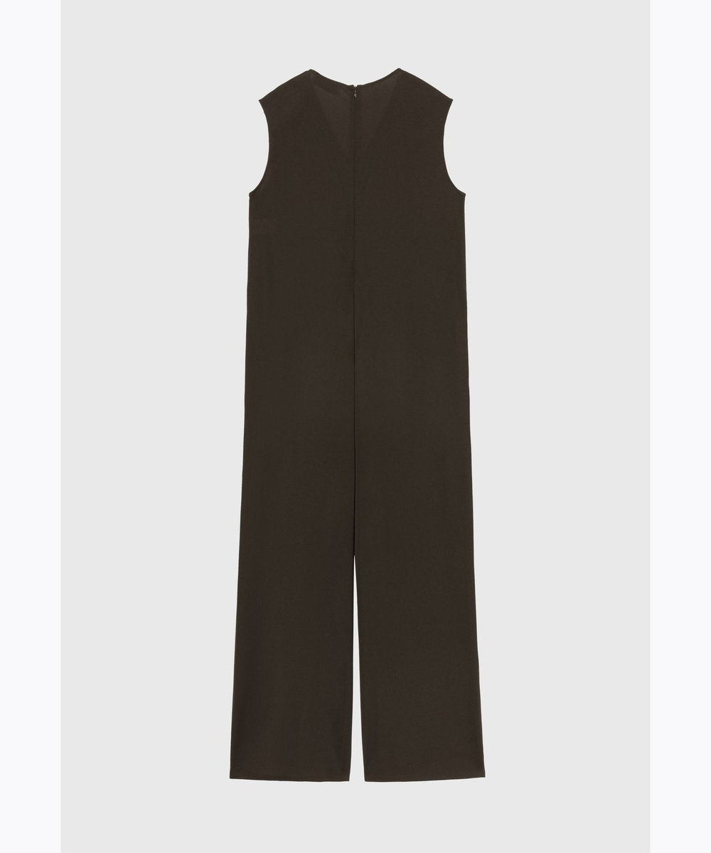 DÉPAREILLÉ TRIACETATE JERSEY COMBINAISON / トリアセテートジャージーコンビネゾン ブラウン