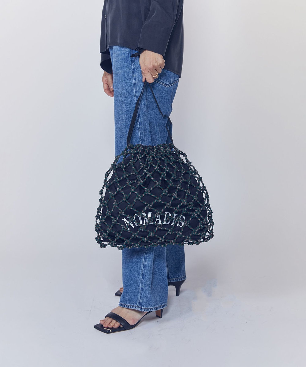 1er Arrondissement ＜NOMADIS (ノマディス)＞"TREK NET"巾着型バッグ グリーン