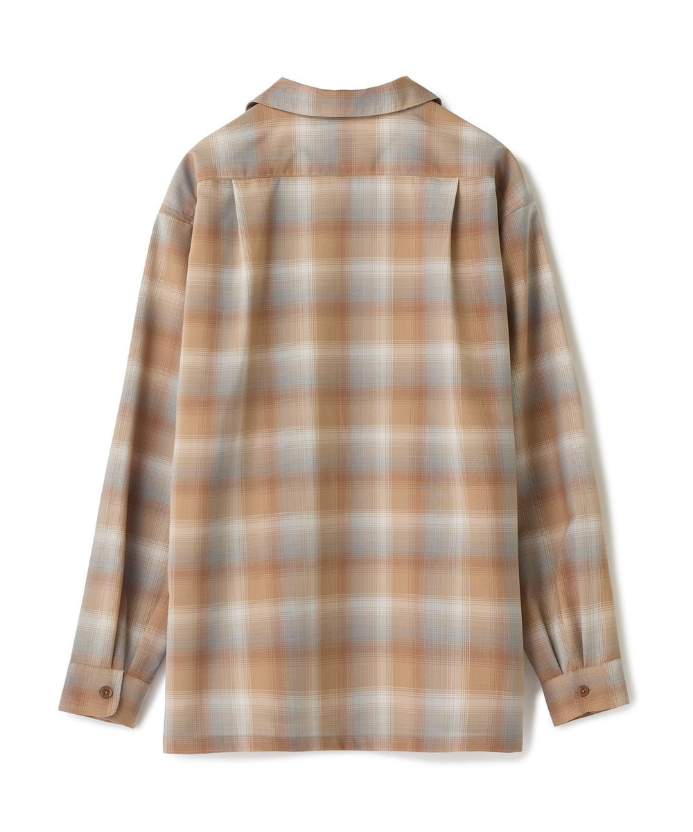 MEN'S BIGI 【PENDLETON/ペンドルトン】アーカイブチェック オープンカラーシャツ ベージュ