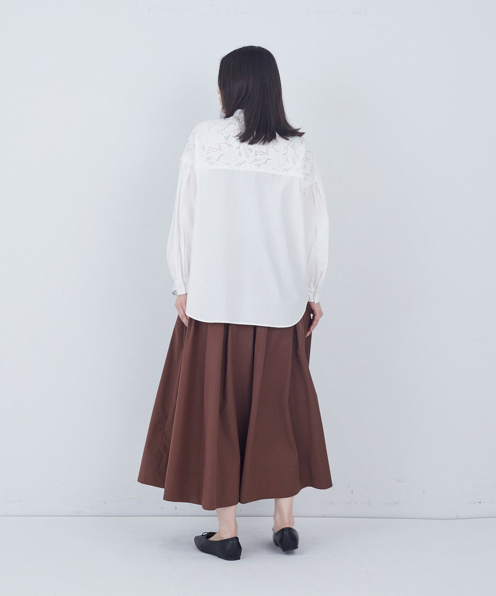 ADIEU TRISTESSE エンブロイダリーブラウス ホワイト