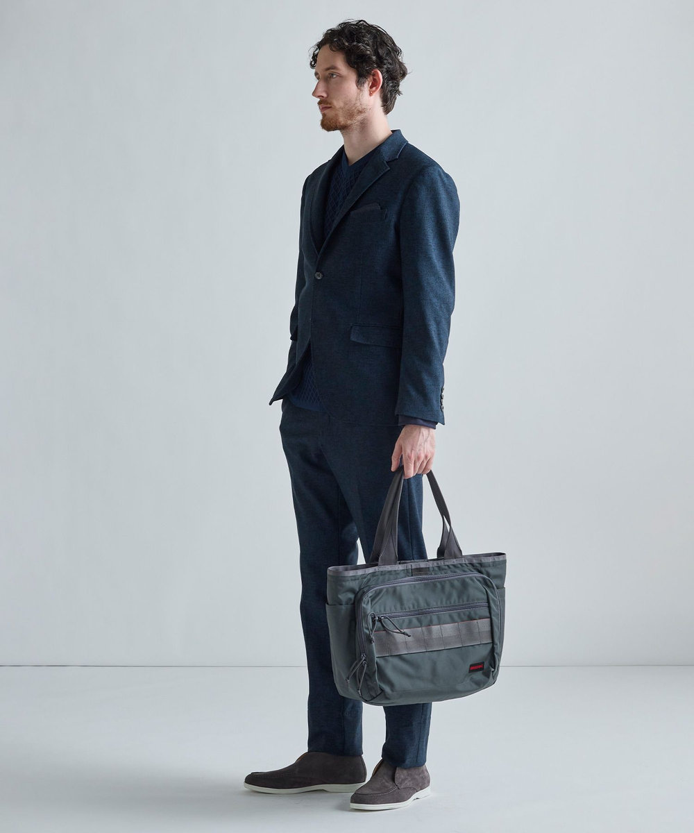 MEN'S BIGI 【BRIEFING/ブリーフィング】BS BOX TOTE AG トートバッグ グレー