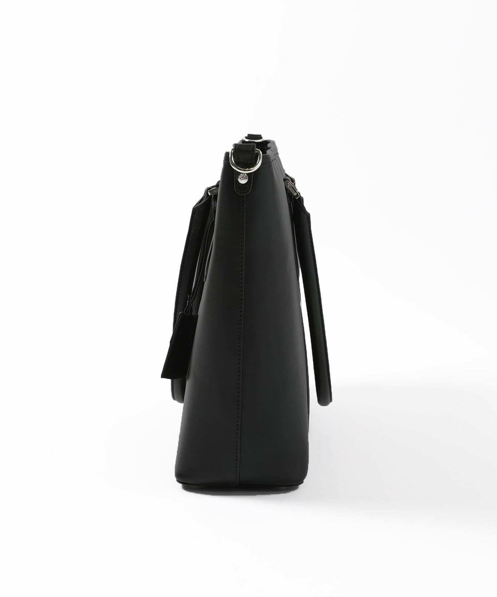 MEN'S BIGI 【SEEKER/シーカー】別注ムラレザー2WAYトートバッグ ブラック