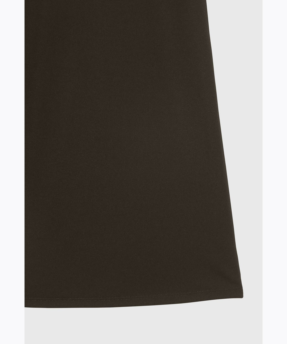 DÉPAREILLÉ TRIACETATE JERSEY DRESS / トリアセテートジャージードレス ブラウン