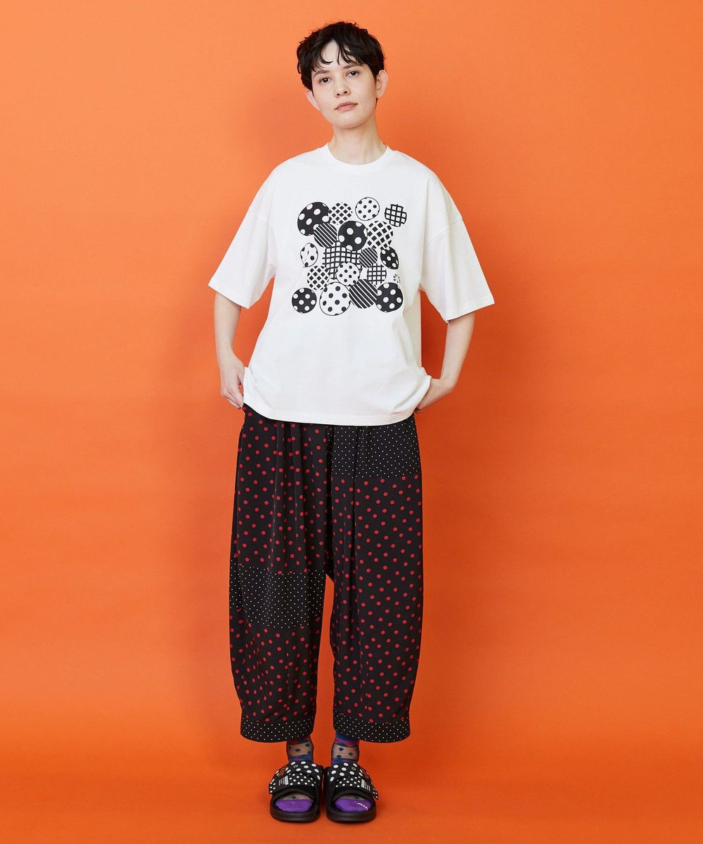 FRAPBOIS デシンドット パンツ レッド
