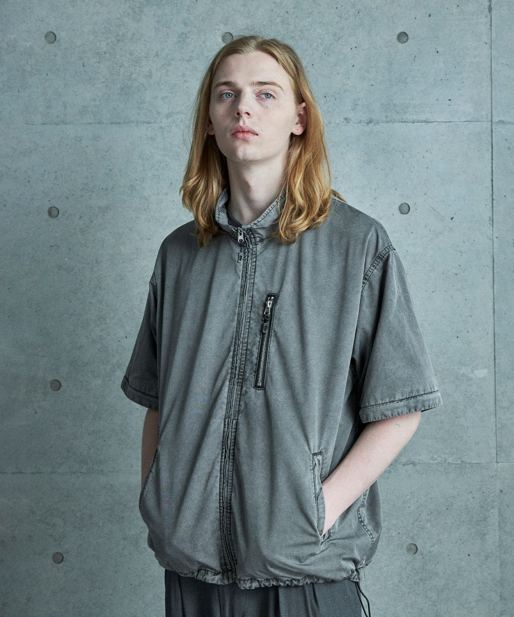 MEN'S BIGI 2WAYフェードスタンドブルゾン オフホワイト