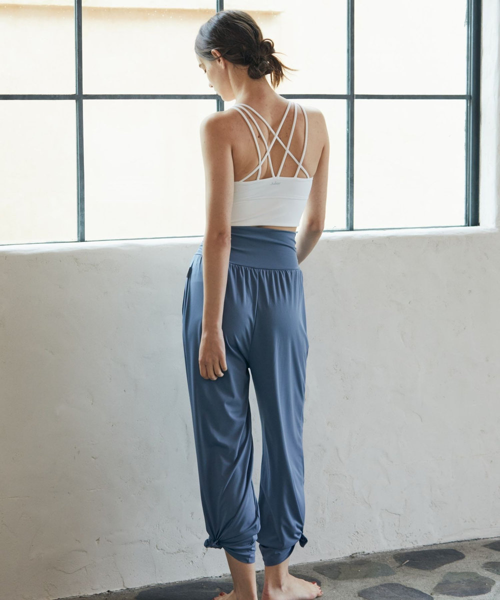 Julier 【定番】YOGA FITショートトップス/パット付き・UVカット・吸汗速乾・ホットヨガ対応・水着・水陸両用 ホワイト