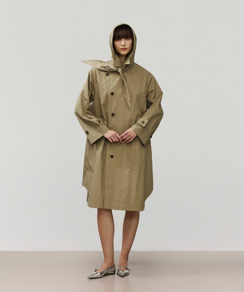 DÉPAREILLÉ GABARDINE BALMACAAN COAT / ギャバジンバルマカーンコート ベージュ