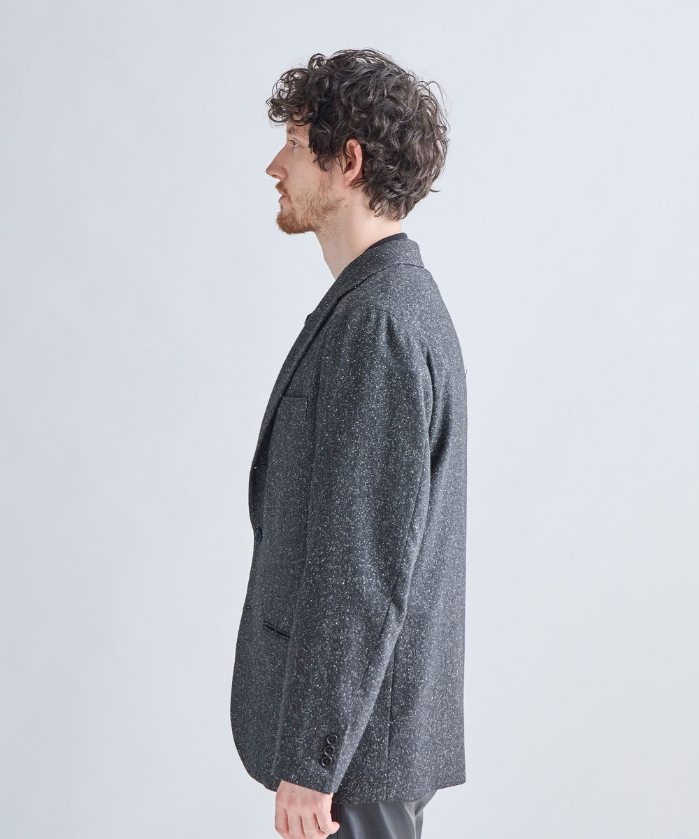 MEN'S BIGI 【BASED ON MEN'S BIGI HERITAGE】メランジ リラックス3Bジャケット ブラック