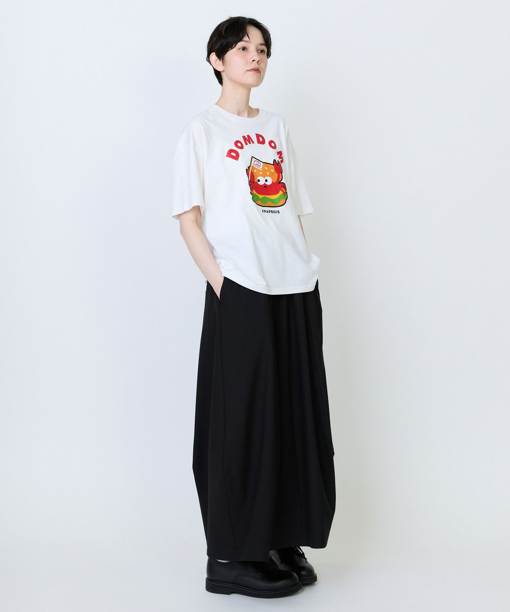 FRAPBOIS 《DOMDOMコラボ》バーガーTシャツ ホワイト