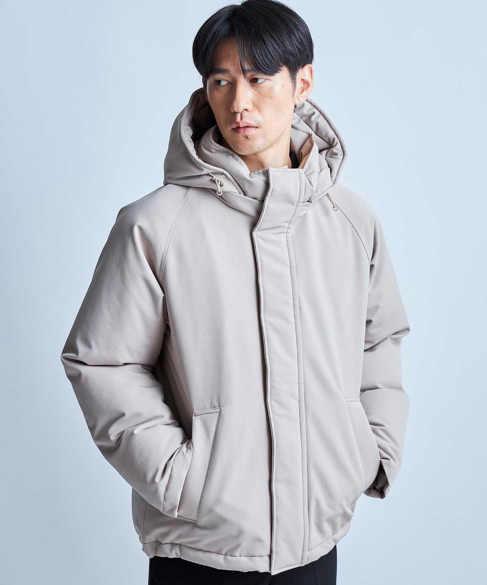 UNION STATION ツイル中綿ブルゾン ベージュ