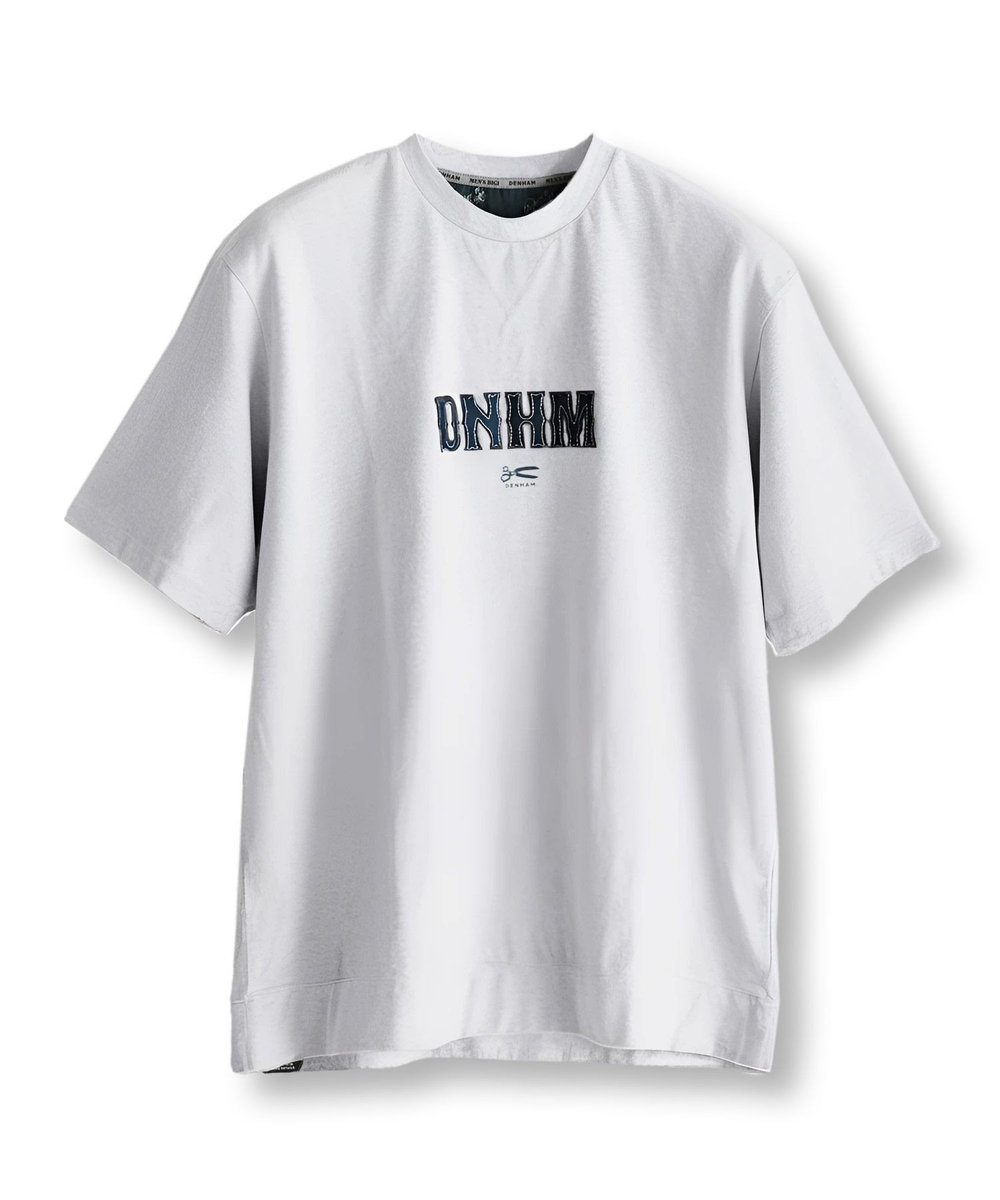 MEN'S BIGI 【DENHAM/デンハム】別注 ロゴTEE ホワイト