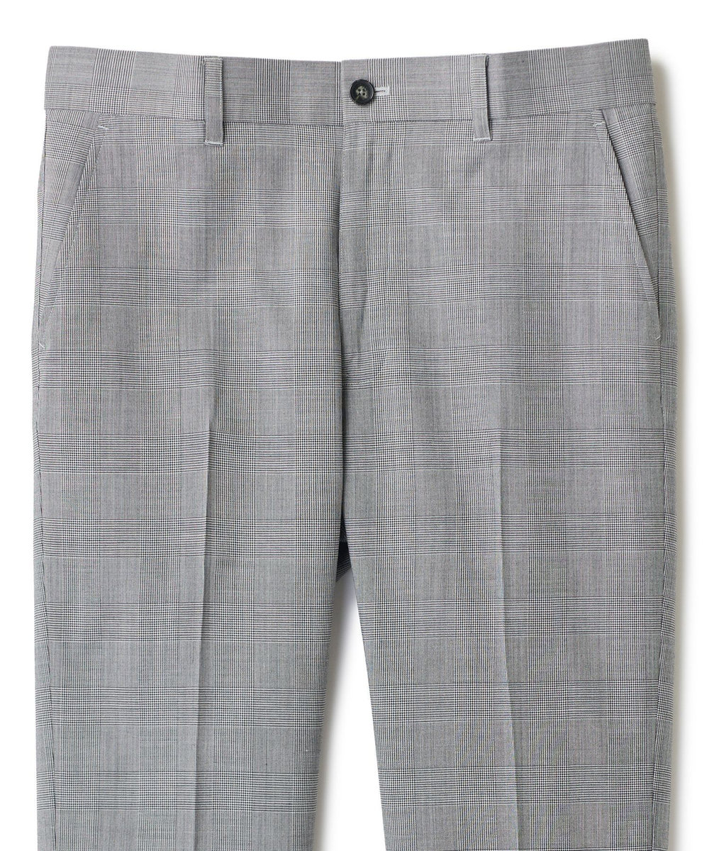 MEN'S BIGI SMART MERINOウールトロピカル/グレンチェック パンツ＜防シワ＞＜軽量＞＜ストレッチ＞ ブラック系その他