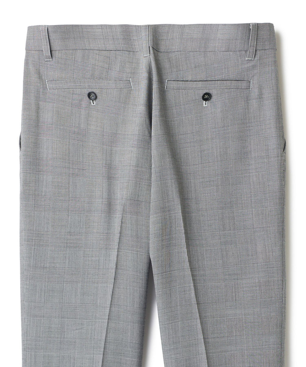 MEN'S BIGI SMART MERINOウールトロピカル/グレンチェック パンツ＜防シワ＞＜軽量＞＜ストレッチ＞ ブラック系その他