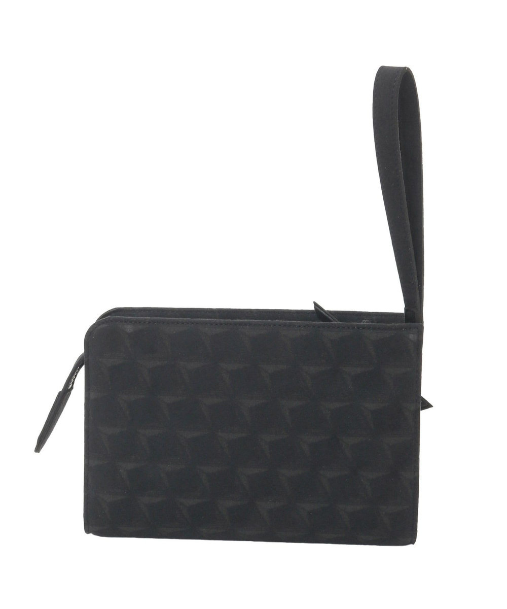 MEN'S BIGI 【Estivant/エスティバン】Clutch Bag/ ウルトラスエード クラッチバッグ ブラック