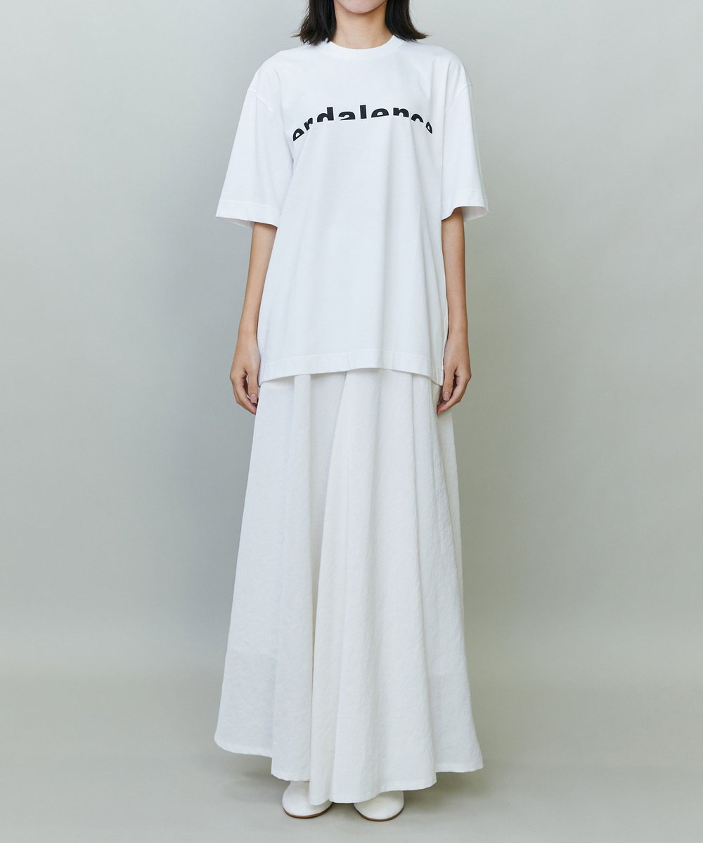 endalence endalenceハーフロゴ半袖Tシャツ ブラック