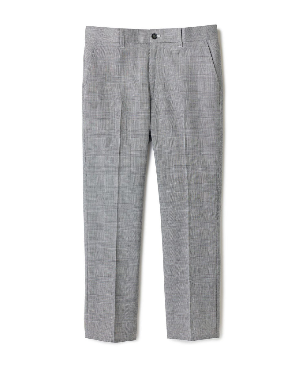 MEN'S BIGI SMART MERINOウールトロピカル/グレンチェック パンツ＜防シワ＞＜軽量＞＜ストレッチ＞ ブラック系その他