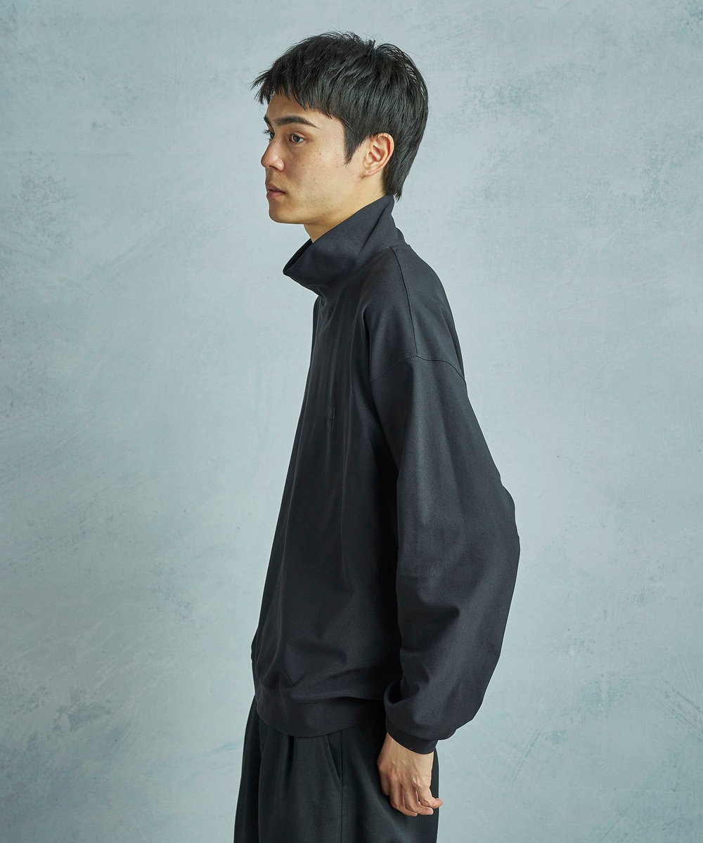 MEN'S BIGI 【50th Anniv . 中田 慎介】NYLON TURTLENECK CUT SEW ブラック